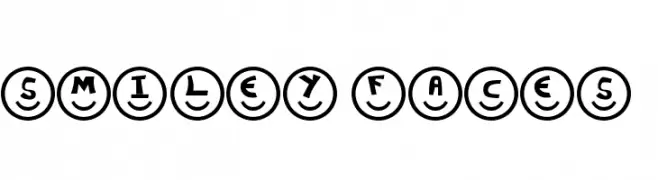 Smiley Faces  لخطوط تنزيل