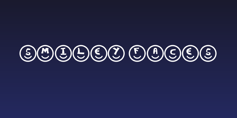 Smiley Faces Social Header