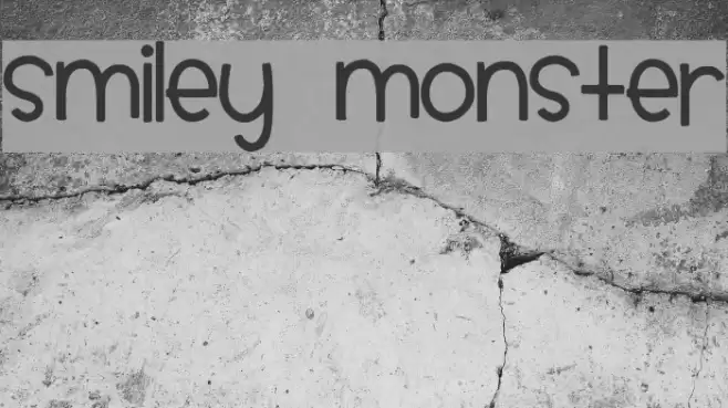 Smiley Monster Font examples