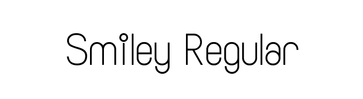 Smiley Regular  les polices de caractères gratuit tlcharger