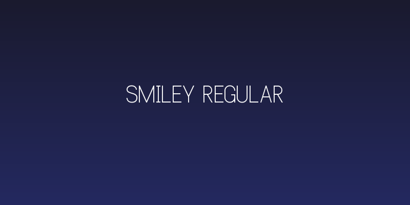 Smiley Regular Social Header