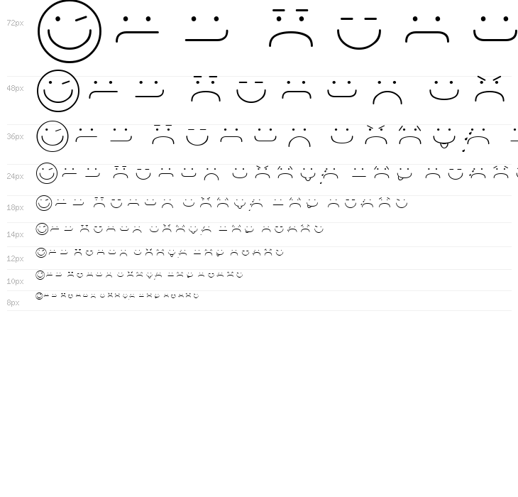 Smiley Regular Waterfall