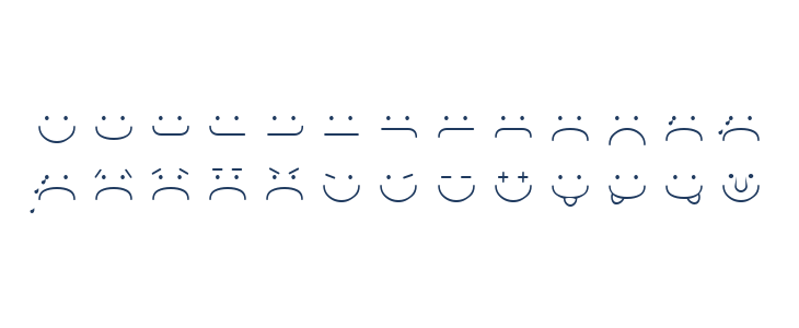 Smiley Regular Lowercase