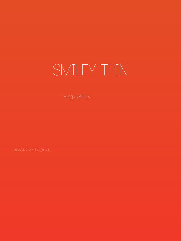 Smiley Thin Poster