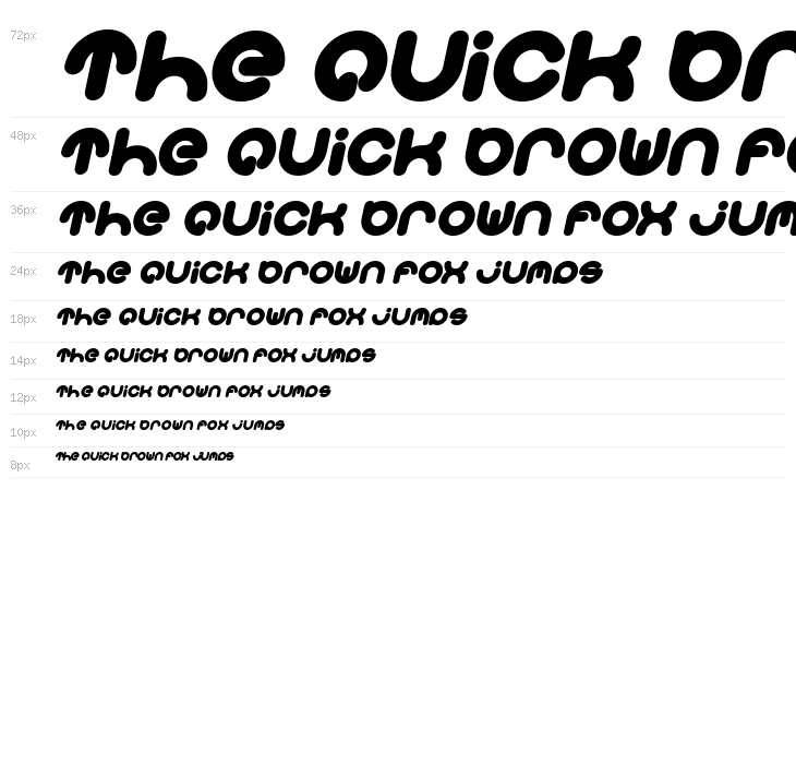 Smiley Turtle Bold Italic Waterfall