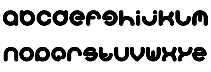 Smiley Turtle Bold Font LOWERCASE