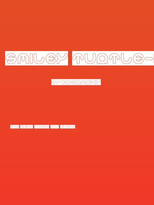 Smiley Turtle-Hollow-Inverse Poster