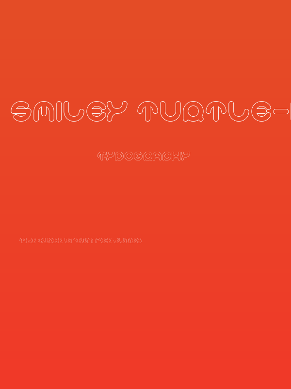 Smiley Turtle-Hollow Poster