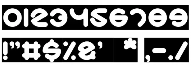 Smiley Turtle-Inverse Font OTHER CHARS