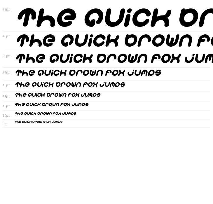 Smiley Turtle Italic Waterfall