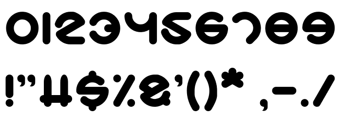 Smiley Turtle-Light Font OTHER CHARS