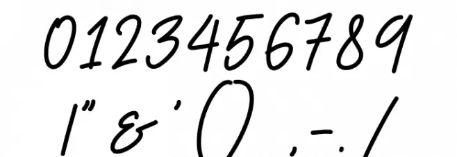 Smiley Font OTHER CHARS