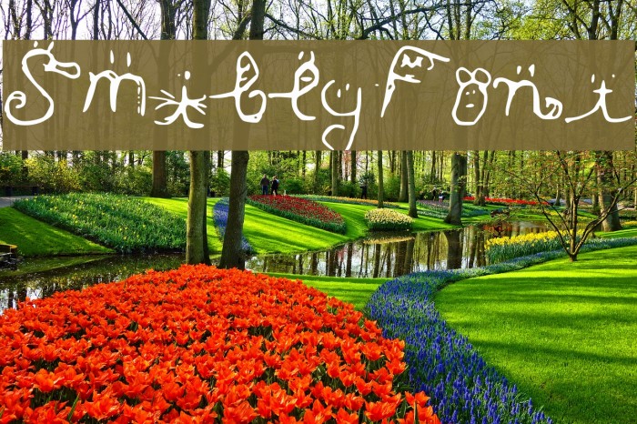 Smiley_Font Font examples