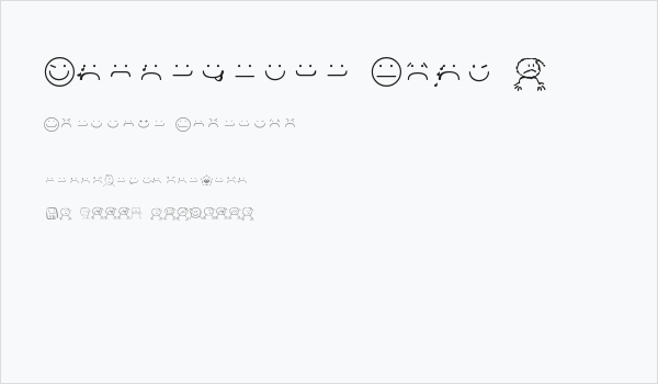 Smileyface Font 3 Business Card