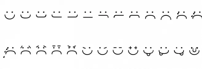 Smileyface Font 3 फ़ॉन्ट लोअरकेस
