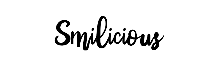 Smilicious  नि: शुल्क फ़ॉन्ट्स डाउनलोड