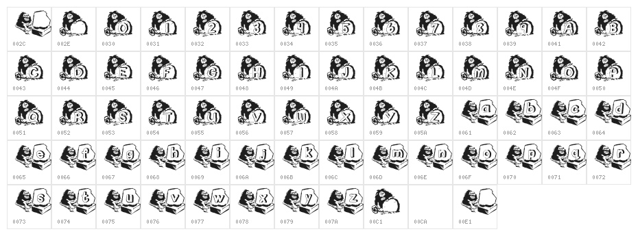 Smilin_John Character Map