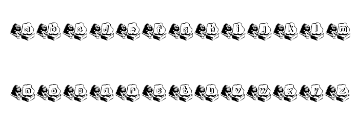 Smilin_John Font LOWERCASE