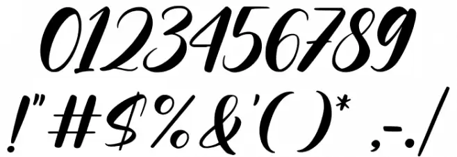 Smiling Quotes Font OTHER CHARS