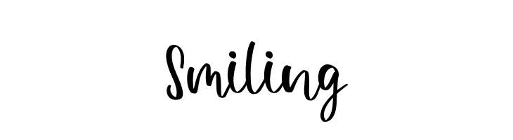 Smiling  Descarca Fonturi Gratis