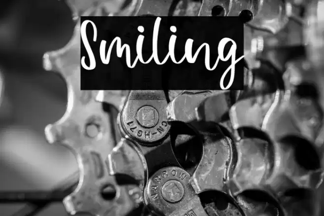 Smiling Font examples