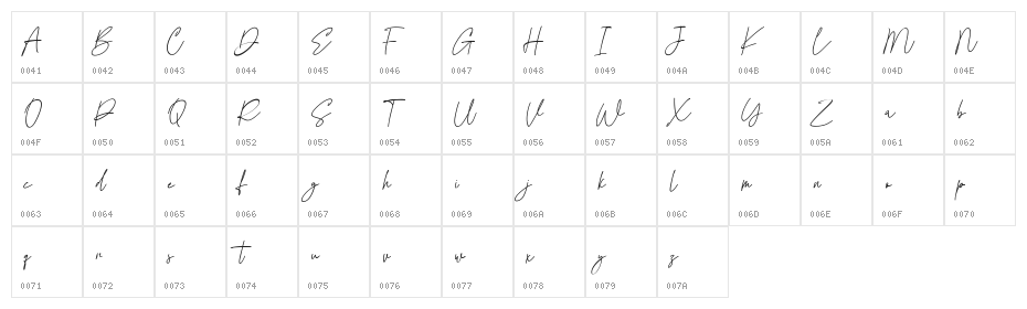 Smilysundays Free Regular Character Map