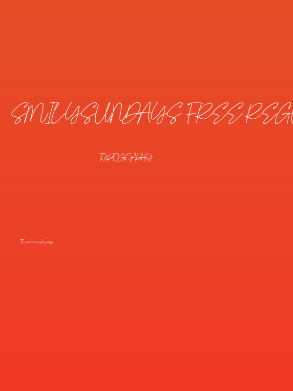 Smilysundays Free Regular Poster