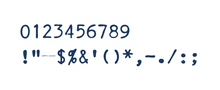 Smith-Corona EC1100 Mini Gothic Other Characters
