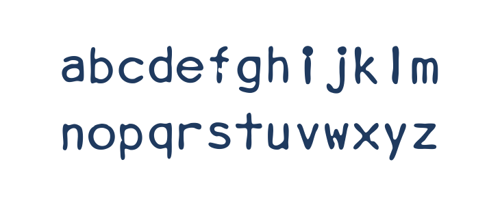 Smith-Corona EC1100 Mini Gothic Lowercase