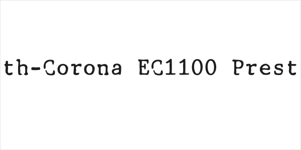 Smith-Corona EC1100 Prestige Logo