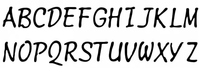 Smith-Corona EC1100 Script Fuentes MAYÚSCULAS