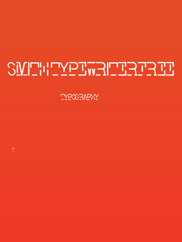 Smith-TypewriterFree Poster