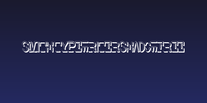 Smith-TypewriterShadowFree Social Header