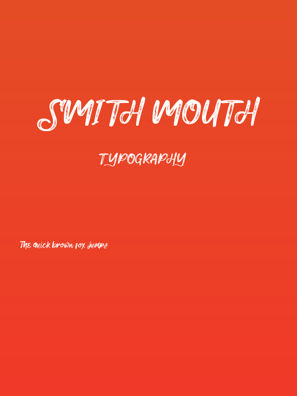 Smith mouth Poster
