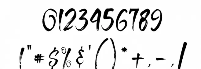 Smithen Font OTHER CHARS