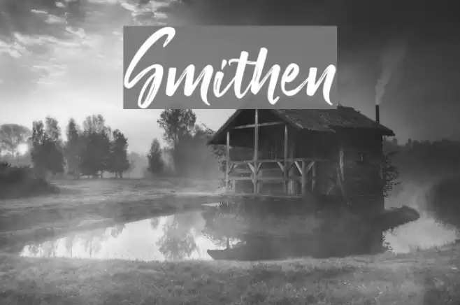 Smithen Font examples