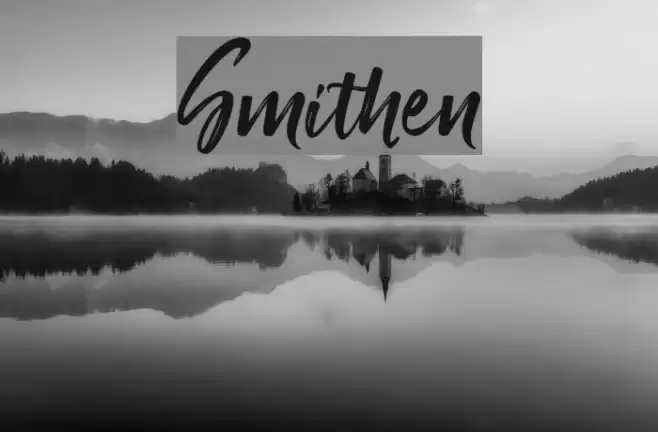 Smithen Font examples