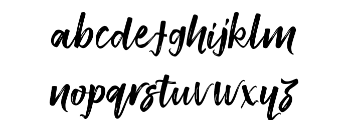 Smithen Font LOWERCASE