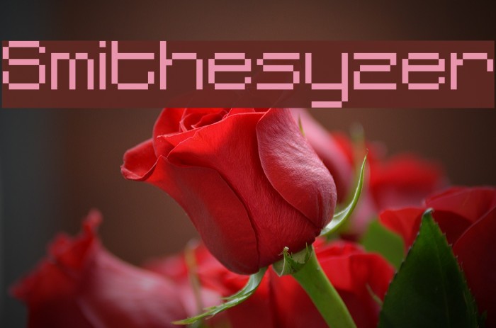 Smithesyzer Font examples