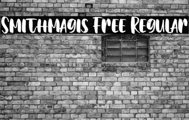 Smithmagis Free Regular Font examples
