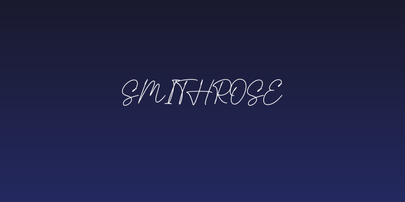Smithrose Social Header