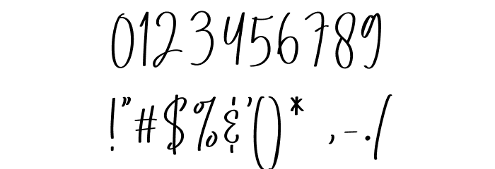 Smithson Font OTHER CHARS