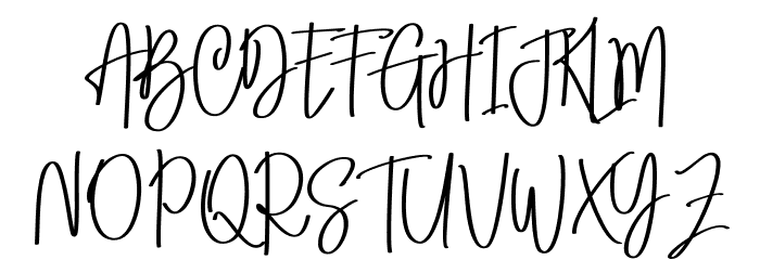Smithson Font UPPERCASE