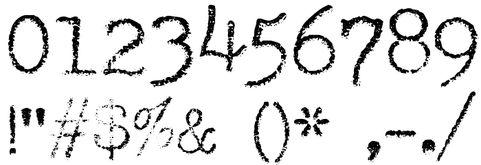 SmithyXT-Faded Font OTHER CHARS
