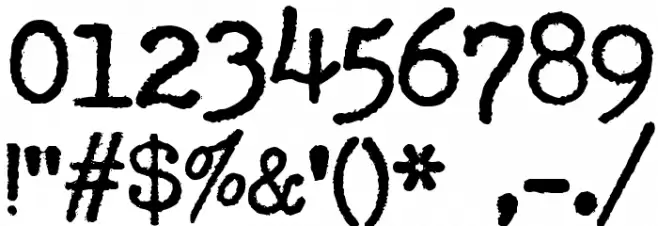 SmithyXT-Heavy Font OTHER CHARS