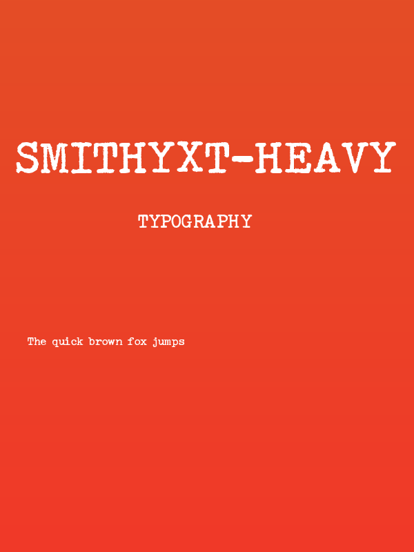 SmithyXT-Heavy Poster