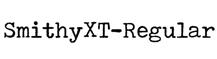 SmithyXT-Regular Font
