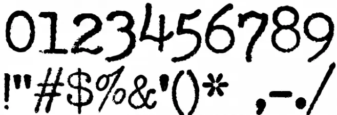 SmithyXT-Regular Font OTHER CHARS