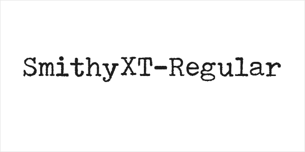 SmithyXT-Regular Logo