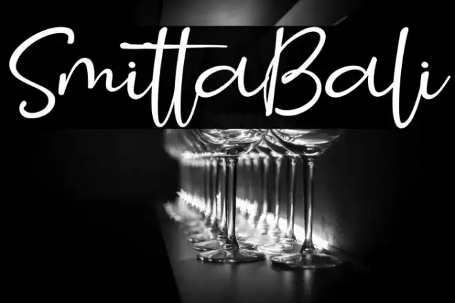 SmittaBali Font examples